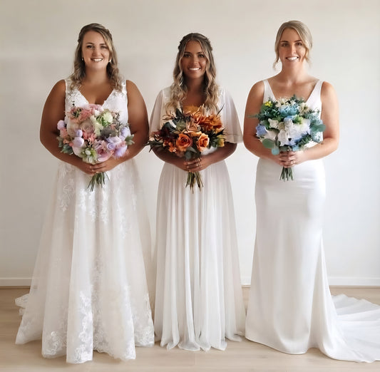 How to Choose a Faux Wedding Bouquet Colour Scheme