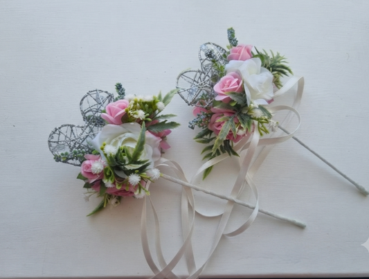 Pink Flowergirl wand